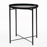 ITALIAN DESIGN NORDIC PLOŠČA ČRNA POMOŽNA MIZA DIA 420*H520mm, (21300118) Cene