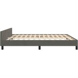  Okvir za krevet bez madraca tamnosivi 160x200 cm baršunasti | shoptok.hr