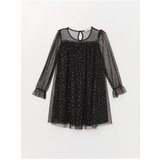LC Waikiki Girl's Crew Neck Long Sleeve Tulle Dress | shoptok.hr