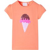 vidaXL Otro&scaron;ka majica s kratkimi rokavi neon oranžna 92 cene