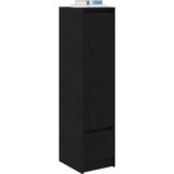  Visoka ploča crni hrast 29,5x34x119,5 cm izrađeno drvo | shoptok.hr