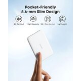 Anker Prenosna baterija (powerbank) Nano MagGo Slim, 5.000 mAh, bela | Shoptok.si