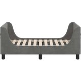  Okvir kreveta za malu djecu s naslonom Tamno siva 70 x 140 cm | shoptok.hr