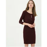 Koton Women's Claret Red Dress