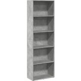 Maison Chic Knjižna omara - Knjižni regal betonsko siva 60x30x189 cm inženirski les, (21724701) Cene