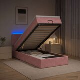  Krevet od pjene s madracem i LED-om Ružičasta 100 x 200 cm | shoptok.hr
