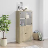  Visoka komoda s vratima 68x37x142 cm konstruirano drvo | Eponuda.com