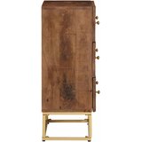  Ladičar 55 x 30 x 76 cm od masivnog drva manga i željeza | shoptok.hr