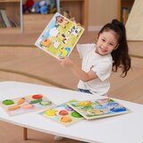 Viga drvena slagalica montessori 2u1 puzzle farm figure | shoptok.hr