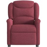  Električni naslonjač od tkanine crvena boja vina | shoptok.hr