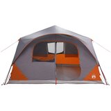 Instant šator s krovom Siva i narančasta 365 x 380 x 200 cm | shoptok.hr