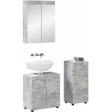  Set namještaja za kupaonicu TULUM 3 pcs Betonski sivi | shoptok.hr