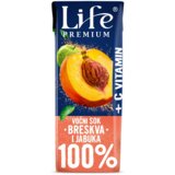 Nectar voćni sok life premium breskva jabuka sa vitaminom c 0,2l Cene