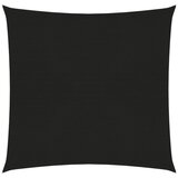  Senčno jadro 160 g/m² črno 6x6 m HDPE | Shoptok.si