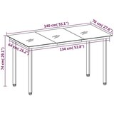  7-dijelni vrtni blagovaonski set crni | shoptok.hr