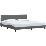  Okvir za krevet bez madraca Hanko tamnosivi 200x200 cm od tkanine | shoptok.hr