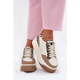 Boto Women's Sneakers on Massive Platform Zebra Beige Tamorniel | shoptok.hr