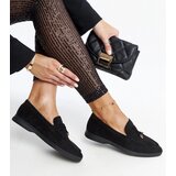 Gemre Black moccasins with a metal pendant Fiorano | shoptok.hr