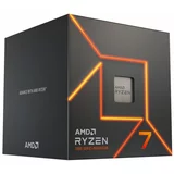 AMD Ryzen 7 7700 (AM5) Processor (PIB) with Wraith Prism Cooler and Radeon Graphics - 100-100000592BOX