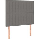  Box spring postelja z vzmetnico LED temno siva 120x200 cm blago, (20724765) | Shoptok.si