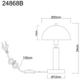 Globo 24868B - Stona lampa JANIE 1xE14/40W/230V | Eponuda.com