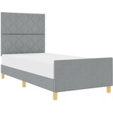  Krevetna konstrukcija Svjetlosiva 100 x 200 cm tkanina | Eponuda.com