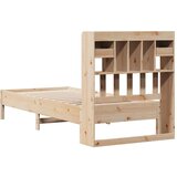  Krevet s regalom za knjige bez madraca 90x200 cm od borovine | shoptok.hr