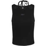 Tommy Hilfiger Majice brez rokavov TJW GMD SCRIPT DW0DW20325 Črna Cene