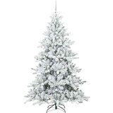 vidaXL Umjetno božićno drvce s nogom with LEDs s stalakom 180cm PVC | shoptok.hr