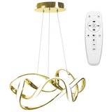 Toolight moderna led stropna svjetiljka + daljinski upravljač eve App821-CP zlato | shoptok.hr