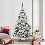  Umjetno božićno drvce s stalakom Bijelo 210 cm PE i PVC | shoptok.hr