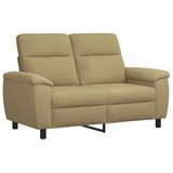  Set sofe 2 pcs Svijetlosmeđa Tkanina - Svjetlosmeđa 1-Sjedalo + 2-Sjedalo (120 cm) | shoptok.hr