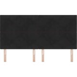  Uzglavlje Crna 180 cm Baršun | shoptok.hr