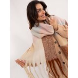 Wool Fashion Italia Scarf-AT-SZ-2312501.62-light brown | Shoptok.si