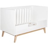 Qu-ax zaščitna ograjica za otroško posteljico trendy 70x140 white | Shoptok.si