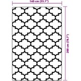 Vanjski Zunanja preproga modra 140x200 cm PP | Shoptok.si