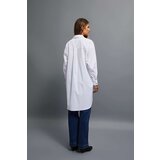 Marisse Oversized Shirt With Gold Buttons, White | ePonuda.com