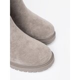 Shelvt Comfortable gray ankle boots on a massive sole | shoptok.hr