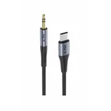 iPEAX kabel audio adapter, USB-C / 3,5mm Jack, 1,5m, crni