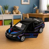 SPORTS Car Metal Car Pull-Back Drive Opening Doors Black 1:32 | Shoptok.si