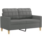 vidaXL Dvosed temno siv 120 cm blago, (20810437) | Shoptok.si