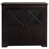 Støraa Tamno smeđa vitrina od masivnog bora 95x35 cm Lisa – | shoptok.hr