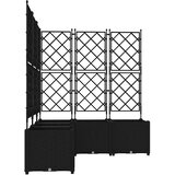  Vrtna saksija 5 pcs Crna 120 x 120 x 143 cm Plastika | shoptok.hr