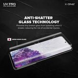 X-ONE UV PRO kaljeno steklo - za Samsung Galaxy S23 Ultra (case friendly) - deluje s čitalcem | Shoptok.si