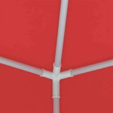  Zabavni šotor Rdeča 250 x 250 x 240 cm PE in jeklo, (5000219061) | Shoptok.si