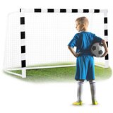 Neo-Sport Durable Football Goal 180 x 120 x 60 cm - NS-464 Black and White, (21740553) | Shoptok.si