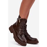 Big Star Leather Women's Work Boots Lined Big Star | shoptok.hr