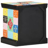  Noćni ormar s ladicama Šareni 40 x 35 x 45 cm Čvrsto drvo manga | shoptok.hr
