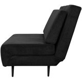 Støraa Antracitno siva raztegljiva sedežna garnitura iz rebrastega žameta 140 cm Mallory – | Shoptok.si