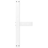  Noge za klubsko mizico v obliki črke T, 2 kosa, bele barve, 70x25x(42-43) cm, jeklo, (22123801) | Shoptok.si